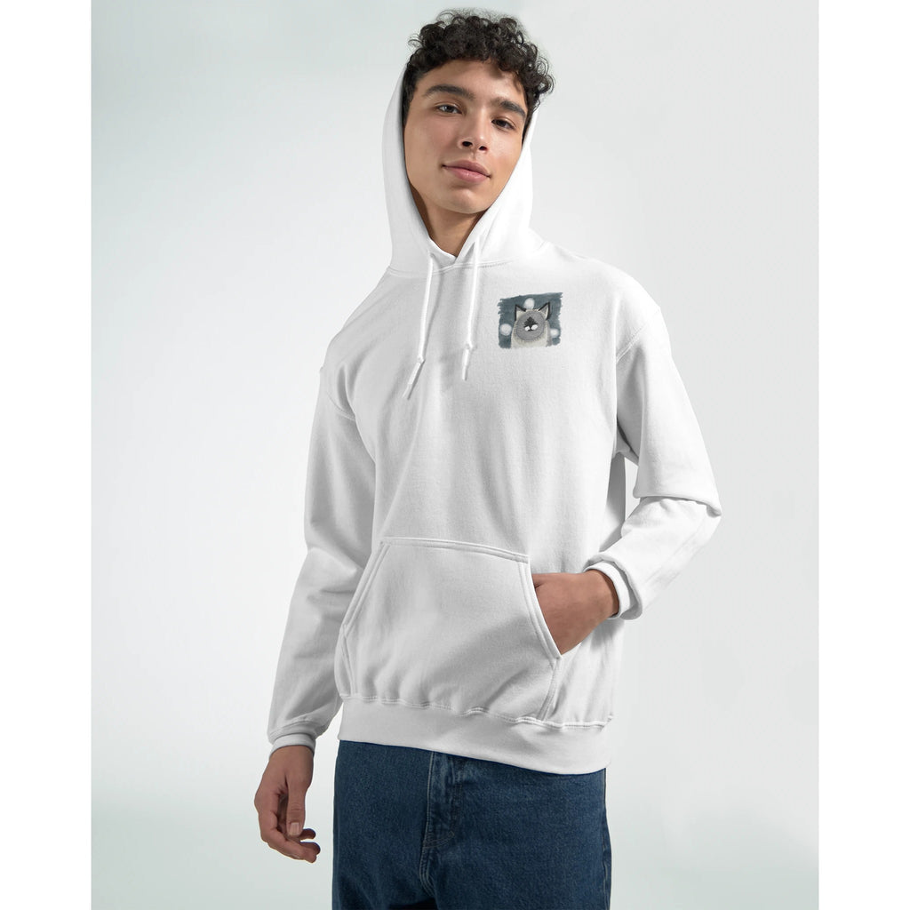 Voidink Hoodie back print design close-up