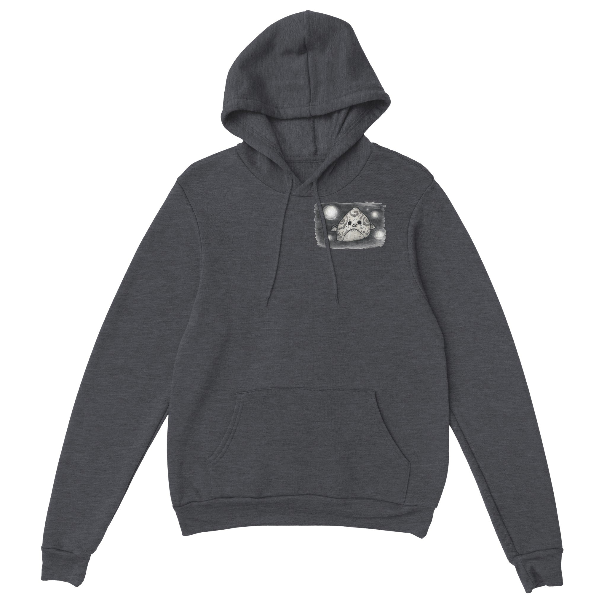Voidink Hoodie back print design close-up
