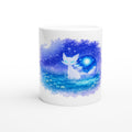 Galaxy Cat Mug cute cat coffee mugs featuring a celestial design with a magical cat on a vibrant background.