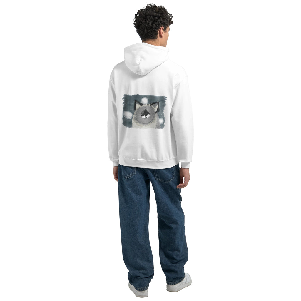 Voidink Hoodie back print design close-up