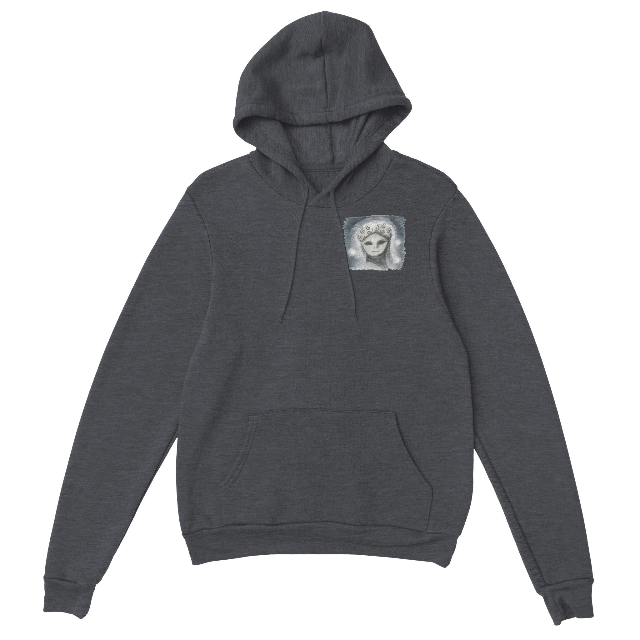 Voidink Hoodie back print design close-up